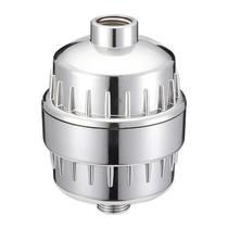 Filtro de Chuveiro 20 Estágios com Carvão Ativado Remove Cloro Metais Pesados Cromado Filtro de Chuveiro 20 Estágios com Carvão Ativado Remove Cloro Metais Pesados Cromado