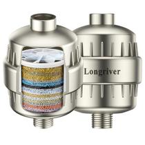 Filtro de chuveiro Longriver R7 High Output para água dura, pacote com 2 Filtro de chuveiro Longriver R7 High Output para água dura, pacote com 2