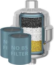 Filtro de chuveiro WEAQUA Heavy Duty NO BS com cartucho extra