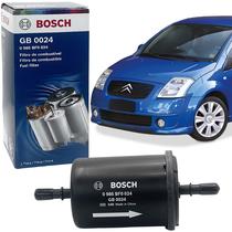 Filtro de Combustível Bosch GB0024 Citroen C2 2004 a 2009