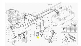Filtro de Combustível Daily e EuroCargo 503120787 Iveco