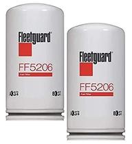 Filtro de combustível Fleetguard FF5206 para filtração Cummins (pacote de 2)