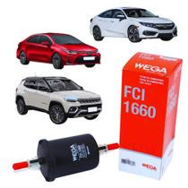 Filtro de Combustível Jeep Compass Toyota Corolla Fiat Argo Mobi Uno FCI 1660