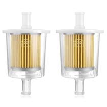 Filtro de Combustível Universal Inline 3/8" Pacote com 2 Unidades Deflife