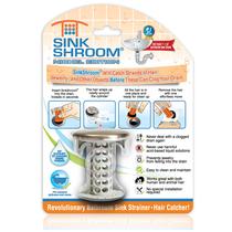 Filtro de drenagem para pia de banheiro SinkShroom Nickel 1,25" Filtro de drenagem para pia de banheiro SinkShroom Nickel 1,25"