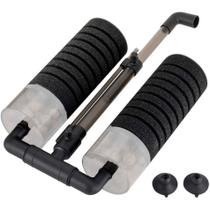 Filtro de Esponja Biológico Newpet para Lago Aquário Dupla Cabeça, Bioquímica, Compatível 110V 220V