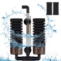 Filtro de esponja de aquário Hygger Double Sponge com bolas de cerâmica M