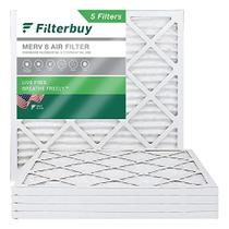 Filtro de filtro 20x20x1 Filtro de ar MERV 8 Defesa de Poeira (5-Pack), Reposição de filtros de ar do forno HVAC AC (Tamanho real: 19,50 x 19,50 x 0,75 polegadas)