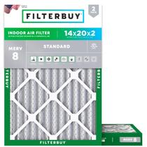 Filtro de filtro de ar Compre 13,5 x 19,5 x 4,5 cm MERV 8, pacote com 2