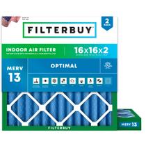 Filtro de filtro de ar Compre 15,5 x 15,5 x 4,5 cm MERV 13, pacote com 2