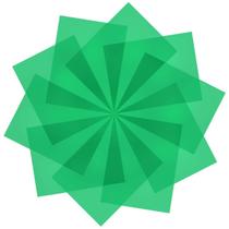 Filtro de gel Sakola Transparente Verde 8,5x11 em 10 peças