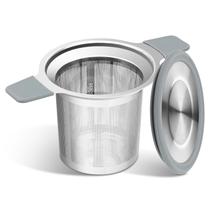 Filtro de infusor de chá Ohtomber em aço inoxidável com alça dupla Filtro de infusor de chá Ohtomber em aço inoxidável com alça dupla