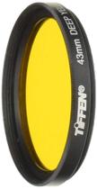 Filtro de lente de câmera Tiffen 43DY15 Deep Yellow 15 43mm Filtro de lente de câmera Tiffen 43DY15 Deep Yellow 15 43mm