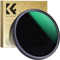 Filtro de lente de densidade neutra variável K&F Concept 72mm Filtro de lente de densidade neutra variável K&F Concept 72mm