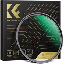 Filtro de lente K&F Concept Black Diffusion 1/8 82mm Nano-X