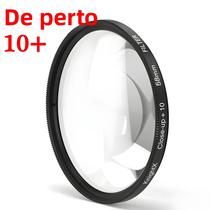 Filtro De Lente Macro Close up 10 plus Para Canon Sony Nikon 49 52 55 58 62 67 72 77 Mm