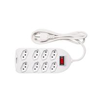 Filtro De Linha 08 Tomadas Bivolt Branco - INTELBRAS