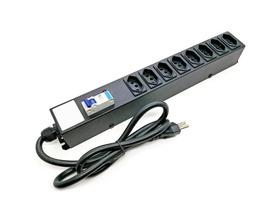 Filtro de linha 08 tomadas com disjuntor 20a kitec Filtro de linha 08 tomadas com disjuntor 20a kitec