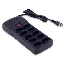 Filtro de Linha 10 Tomadas 1,2 Metros Preto Force Line