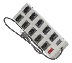 Filtro De Linha 10 Tomadas Espaçadas Metal Impacto Filtro De Linha 10 Tomadas Espaçadas Metal Impacto