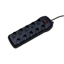 Filtro De Linha 10 Tomadas QFL-10 Bivolt 1,20m Qualitronix