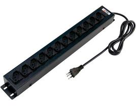 Filtro de Linha - 12 Tomadas - Rack 19" - Bivolt - Forceline