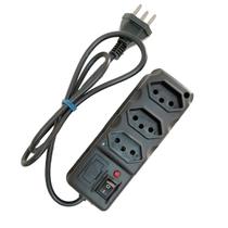 Filtro De Linha 3 Tomadas Bivolt 1M Com Proteção Elétrica