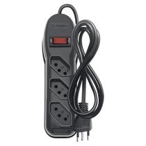 Filtro de Linha 3 Tomadas Bivolt Megatron Preto Proteção Eletrônicos Residencial Escritório Gamer Filtro de Linha 3 Tomadas Bivolt Megatron Preto Proteção Eletrônicos Residencial Escritório Gamer