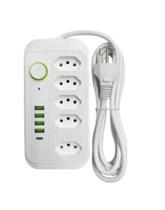 Filtro de linha 3mts 5 tomada e 4 usb al-7011