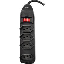 Filtro De Linha 4 Tomadas 1,5m 10a Preto