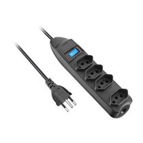 Filtro De Linha 4 Tomadas Bivolt Preto