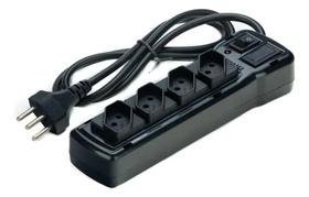 Filtro De Linha 4 Tomadas Diagonais Em Abs 127/220 Cor Preto 127v/220v Filtro De Linha 4 Tomadas Diagonais Em Abs 127/220 Cor Preto 127v/220v