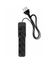 Filtro de linha 4 tomadas Extensão elétrica com proteção Fiolux Filtro de linha 4 tomadas Extensão elétrica com proteção Fiolux