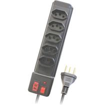 Filtro de Linha 5 Tomadas 0,80M PT Filtro de Linha 5 Tomadas 0,80M PT