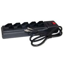 Filtro de Linha 5 Tomadas 10A 3 Metros com Chave, LED e Fusível