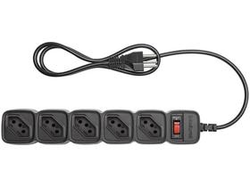 Filtro de Linha 5 Tomadas 1m Intelbras EPE 205 Filtro de Linha 5 Tomadas 1m Intelbras EPE 205