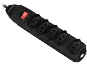 Filtro de Linha 5 Tomadas 30cm Multilaser - WI297 Filtro de Linha 5 Tomadas 30cm Multilaser - WI297