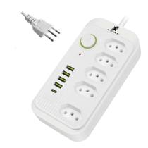 Filtro De Linha 5 Tomadas 4 Usb / Usb C Bivolt Cabo 2 Metros