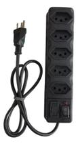 Filtro De Linha 5 Tomadas Bivolt Cabo 1mt Com Fusivel Bivolt