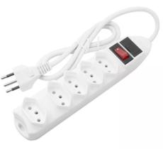 Filtro De Linha 5 Tomadas Branco Multilaser - WI300 Filtro De Linha 5 Tomadas Branco Multilaser - WI300