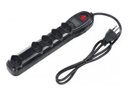 Filtro de Linha 5 Tomadas com Fusivel e Chave Cabo PP 3X0,75 0,75M FL5T Pacote Plastico Filtro de Linha 5 Tomadas com Fusivel e Chave Cabo PP 3X0,75 0,75M FL5T Pacote Plastico