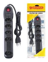 Filtro De Linha 5 Tomadas Megatron Bivolt 10a Inmetro Filtro De Linha 5 Tomadas Megatron Bivolt 10a Inmetro