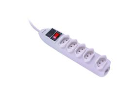Filtro de Linha 5 Tomadas Multilaser WI300 Branco Filtro de Linha 5 Tomadas Multilaser WI300 Branco