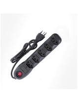 Filtro De Linha 5 Tomadas Pp 0,75 1m Bivolt Preto Filtro De Linha 5 Tomadas Pp 0,75 1m Bivolt Preto