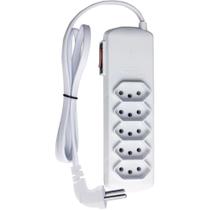 Filtro de Linha 5 Tomadas SLIM PLUG 90 BIV. B