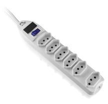 Filtro de Linha 6 Tomadas Branco Multilaser - WI222 Filtro de Linha 6 Tomadas Branco Multilaser - WI222