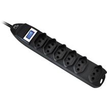 Filtro de Linha 6 Tomadas Multilaser WI221 Preto Filtro de Linha 6 Tomadas Multilaser WI221 Preto