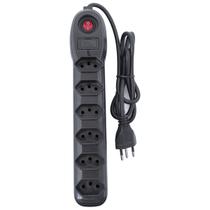 Filtro de Linha 6 Tomadas PP 0,75, Comprimento 1 Metro