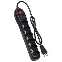 Filtro de linha 6 tomadas pp 0,75mm comprimento 80 cm Filtro de linha 6 tomadas pp 0,75mm comprimento 80 cm