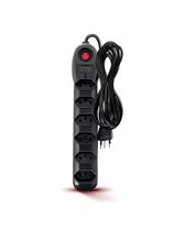 Filtro De Linha 6 Tomadas Pp 3x0,75 3m 255 Preto